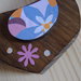 Uccellini decorativi in legno -lovebirds-