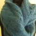 sciarpa lana maglia ad anello donna