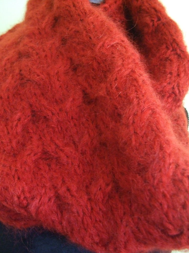 Sciarpa Scialle Donna Lana Maglia - Donna - Abbigliamento - Di Magl... | Su MissHobby - Foto 5