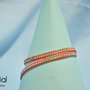 Bracciale strass - Arancione chiaro