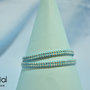 Bracciale strass - Azzurro