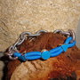 bracciale maglia blu