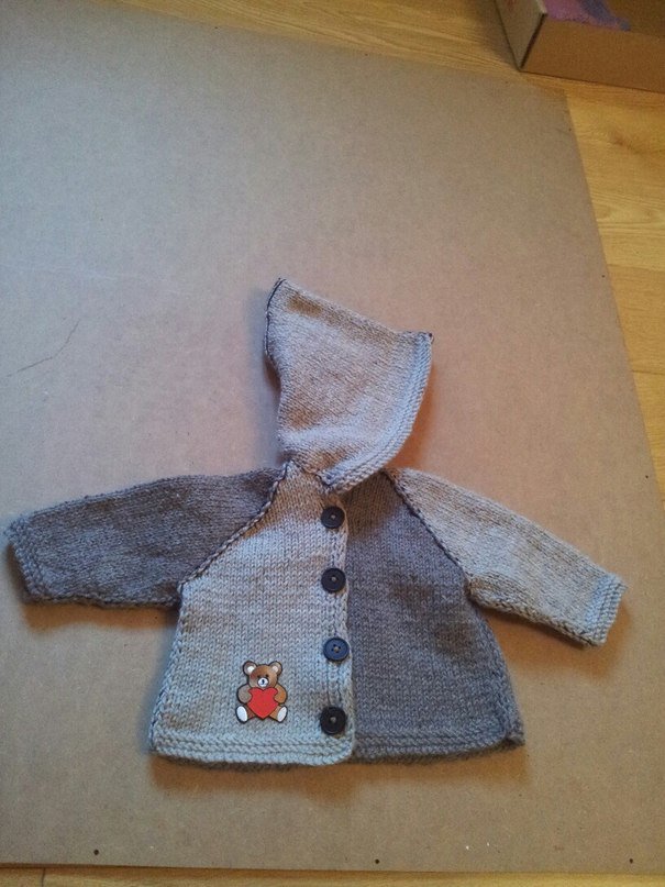 Maglioncino Righe Bambino Lana Merino Cashmere - Bottoni Legno Snug main image 1