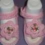 sandaletti cotone neonata