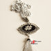 Collana HASHTAG con nappina argento by Arte Ricamo & Bijoux