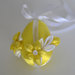 Uovo di Pasqua kanzashi giallo piccolo