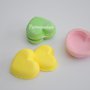 Stampo Silicone Flessibile cuore macaron,Miniature cibo,gioielli,charms,macaron,fimo,polymer clay,resina,sapone,dolce,20mm,Parigi ST028