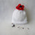 Cappellino per neonata / Cappellino cotone bambina / Accessori neonata / Cappellino Fatto a mano / Photo prop / Rosso Papavero 