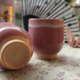 Set Tazze Rosa, in ceramica
