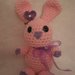 coniglietto rosa amigurumi