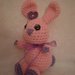 coniglietto rosa amigurumi