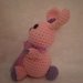 coniglietto rosa amigurumi