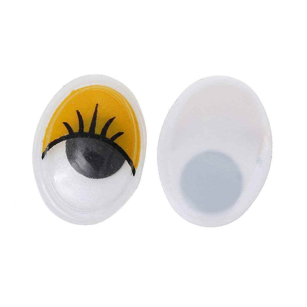 AHANDMAKER 104 Occhi Per Bambole In Resina - 13 Stili Diversi, Forme Ovali E A Cavallo, Spaventosi E Colorati - Per Fai Da Te, Cucito, Orsetti