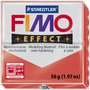 FIMO EFFECT – panetto da 56 gr. – Colore 204 rosso traslucente 