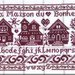 La Maison Du Bonheur - Schema Alfabeto Casette Punto Croce - Isabelle Vautier