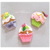 calamita cupcake muffin bomboniera segnaposto matrimonio battesimo comunione