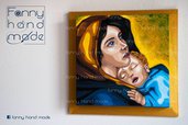 Dipinto su tela - madonna con bambino