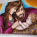 Dipinto su tela sacra famiglia - capoletto
