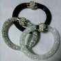 set tre bracciali stardust con cristalli