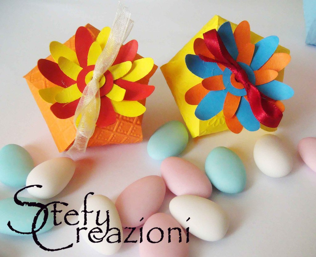 Set da 120 scatoline Portariso con nastrino, per matrimonio