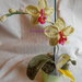 Orchidea Pianta all'uncinetto fatto a mano