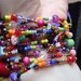 Collana di perline coloratissime "Klimt"