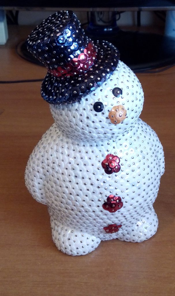 Pupazzo Di Neve Di Natale Illustrazione Vettoriale. Illustrazione Di - Foto 2