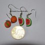 orecchini estivi in fimo- angurie o melone e arance- ARRIVA L'ESTATE!!!