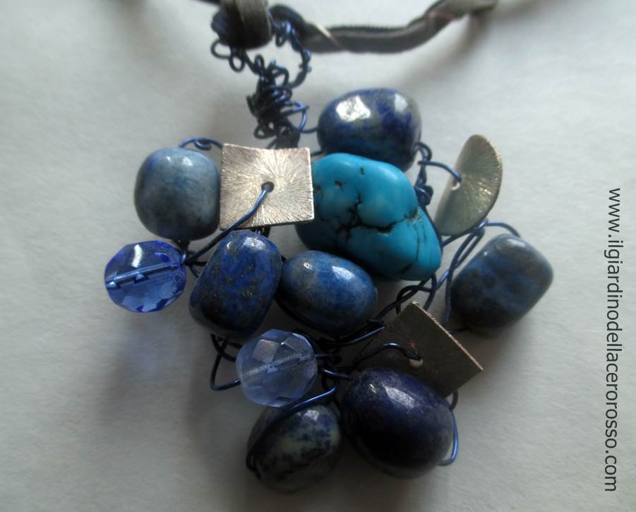 Collana In Filo Di Rame Regolabile &ndash; Gioiello Artigianale Colore Bronzo, Silverforce2015