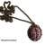 Collana in bronzo con cameo cervello creato a mano steampunk vintage