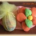 Sacchetto porta buste che in occasione della Pasqua si  trasforma in custodia per uova di pasqua