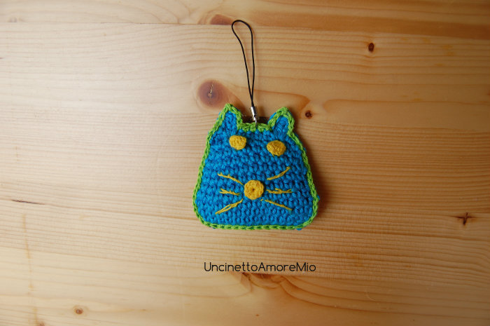 Portachiavi Gatto 3D Kawaii Y2K - Ciondolo Soffice Con Fiocco E Perline - Accessorio Per Borse E Zaini, Regalo Per Amanti Dei Gatti (Rosa/Bianco/Nero)