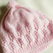 Cappellino rosa per neonata