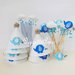 Coordinato a tema 'elefantino azzurro' per la tua festa di compleanno: cupcake toppers, bandierine e cappellini per personalizzare la sua festa! 