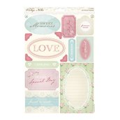 A4 Die-cut Toppers - Vintage Notes "Sentiments"