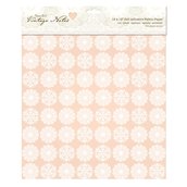 Fabric Paper 30x30 cm - Vintage Notes "Filigree"
