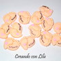 ciondolo in fimo piedini bimbi con stelline 2/2,5cm personalizzabile con nome