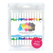 Dual Tip Brush Markers - Bright