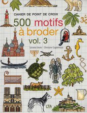500 motifs à broder - Volume 3