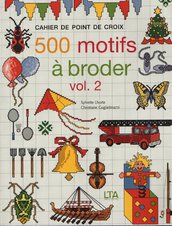 500 motifs à broder - Volume 2