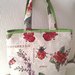 Borsa donna rosso coccinella e verde primavera handmade♥