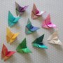 *Farfalle 3D Iridescenti Origami* - Decorazioni per Pareti - Lotto (10pz) - Serie WallDeco^^