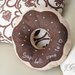 Cuscino Donuts - Ciambella con scritta personalizzata 