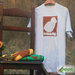 T-shirt 100% Organic PULCINO - Grigio unisex (Taglia L)