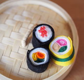 Sushi con tocco di giallo