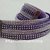 bracciale modello alcantara colore lilla e viola con strass