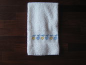 asciugamano bimbo con cuori