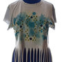 happy summer: t-shirt azzurra con frange