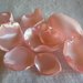 100 petali in raso rosa, decorazione battesimo, matrimonio, bomboniere, fiori di stoffa, petali artificiali