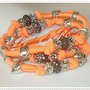 Bracciale in lycra arancione